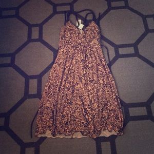 Boho Style Print Dress